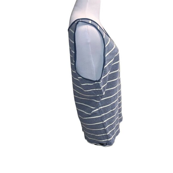 VANS Off the Wall Women's M Medium Tank Top Striped 100% Cotton - Picture 3 of 5